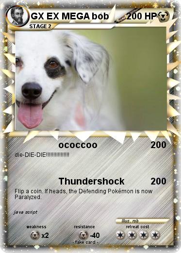 Pokemon GX EX MEGA bob