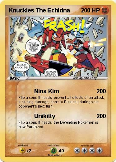 Pokemon Knuckles The Echidna