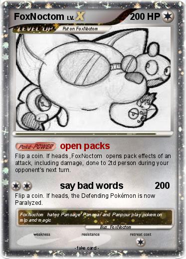 Pokemon FoxNoctom