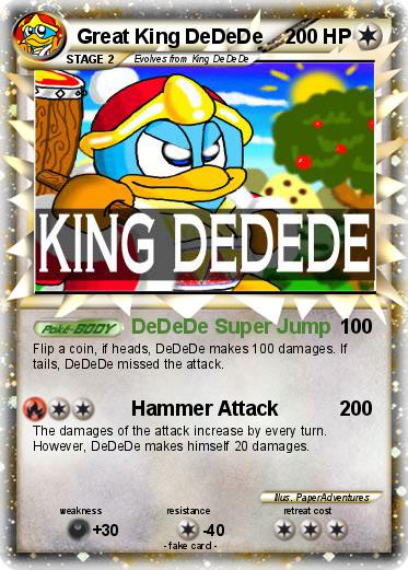 Pokemon Great King DeDeDe