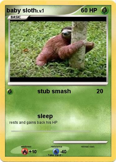 Pokemon baby sloth