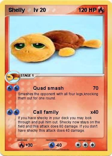 Pokemon Shelly      lv 20