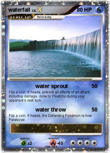 Pokemon waterfall