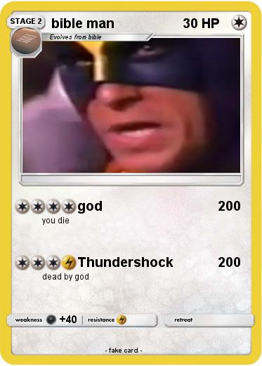 Pokemon bible man