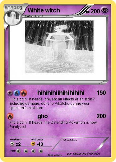 Pokemon White witch
