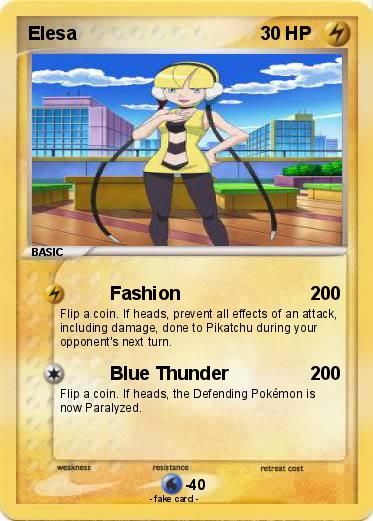 Pokemon Elesa