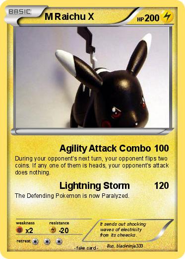 Pokemon M Raichu X