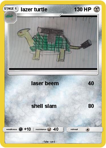 Pokemon lazer turtle