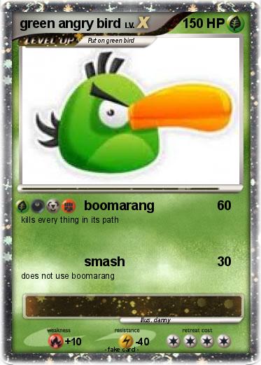 Pokemon green angry bird