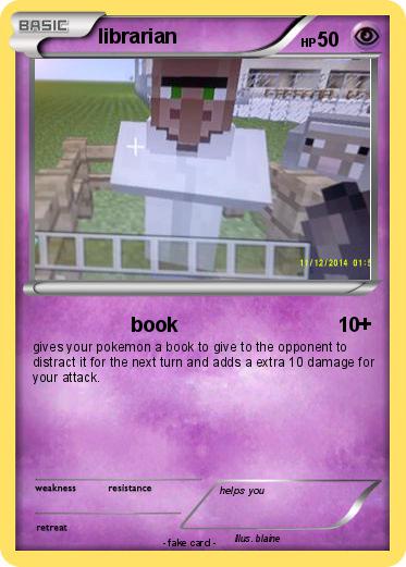 Pokemon librarian