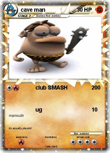 Pokemon cave man