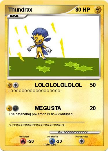 Pokemon Thundrax
