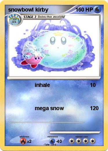 Pokemon snowbowl kirby