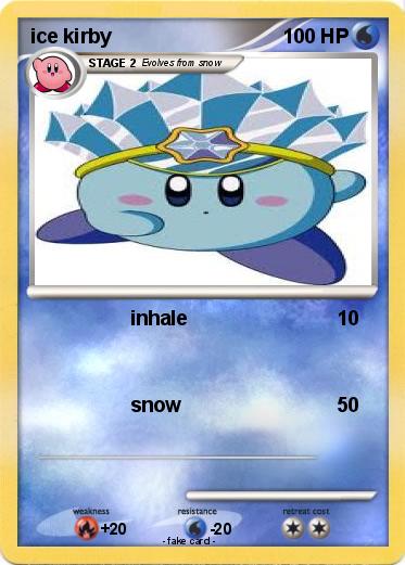 Pokemon ice kirby