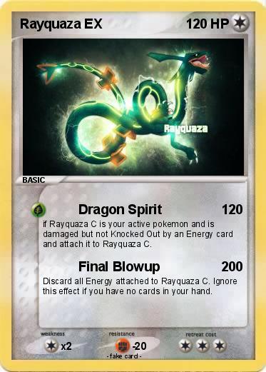 Pokemon Rayquaza EX
