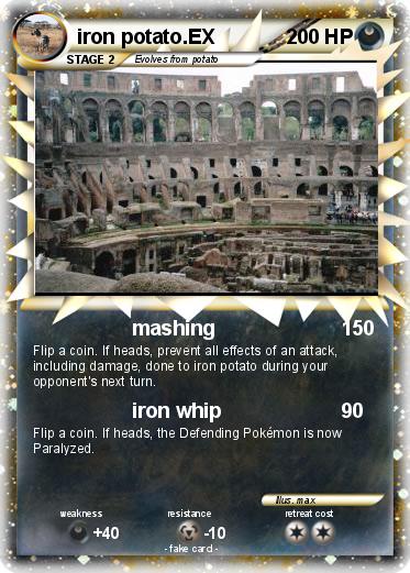 Pokemon iron potato.EX