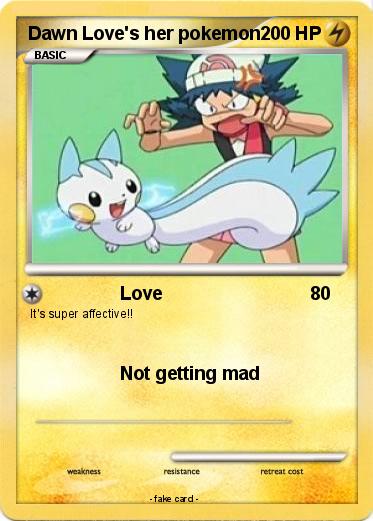 Pokemon Dawn Love's her pokemon