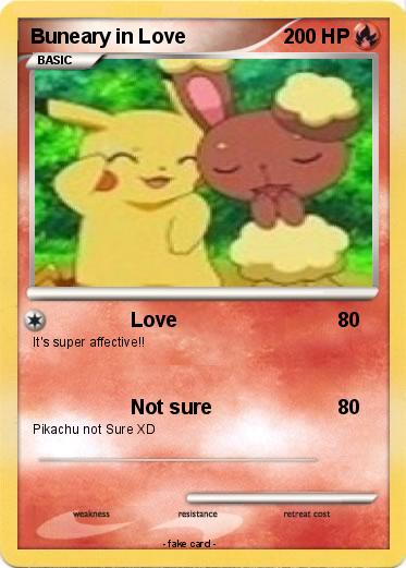 Pokemon Buneary in Love