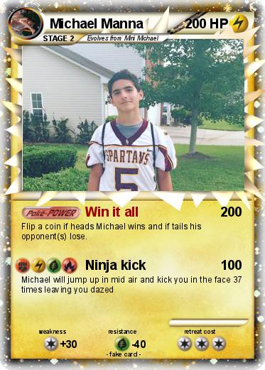 Pokemon Michael Manna