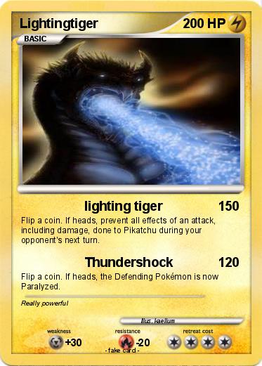 Pokemon Lightingtiger