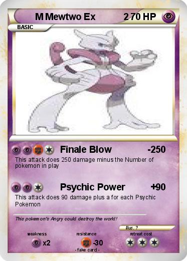 Pokemon M Mewtwo Ex           2