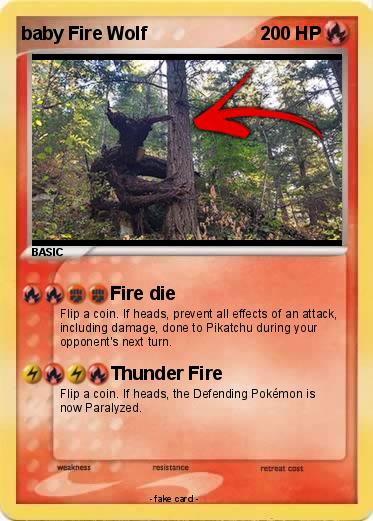 Pokemon baby Fire Wolf
