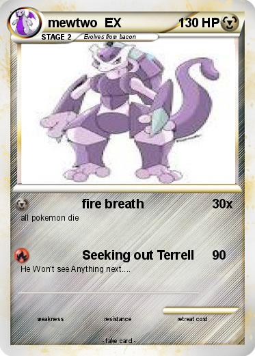 Pokemon mewtwo  EX