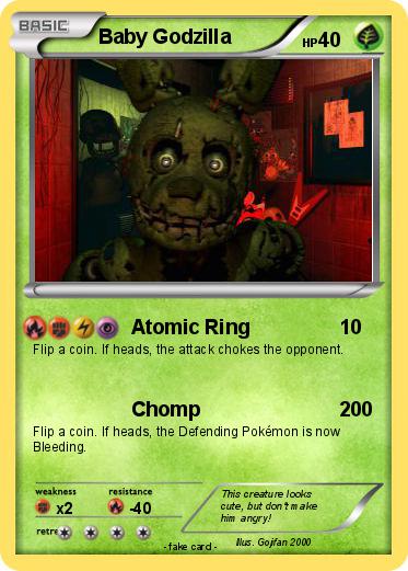 Pokemon Baby Godzilla