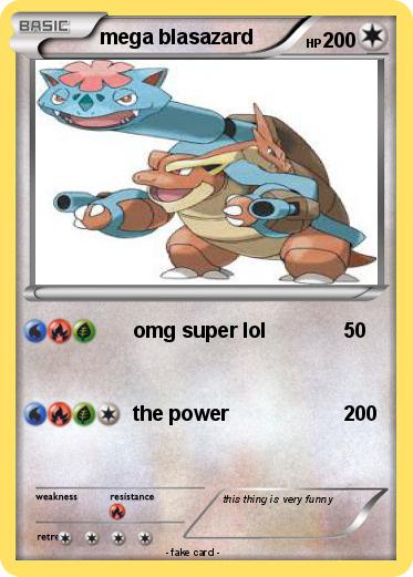 Pokemon mega blasazard