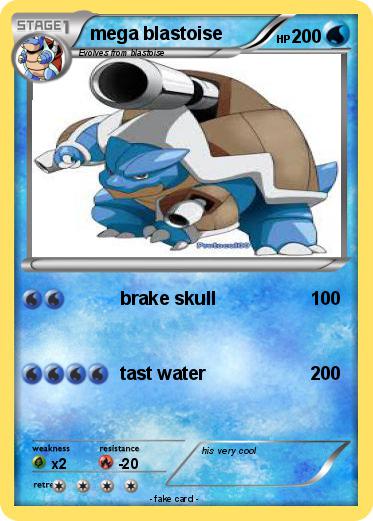 Pokemon mega blastoise