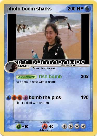 Pokemon photo boom sharks
