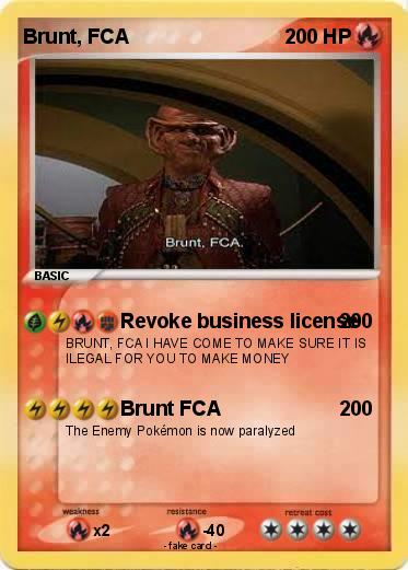 Pokemon Brunt, FCA