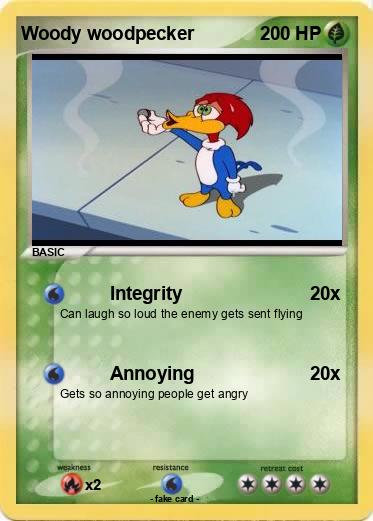 Pokemon Woody woodpecker