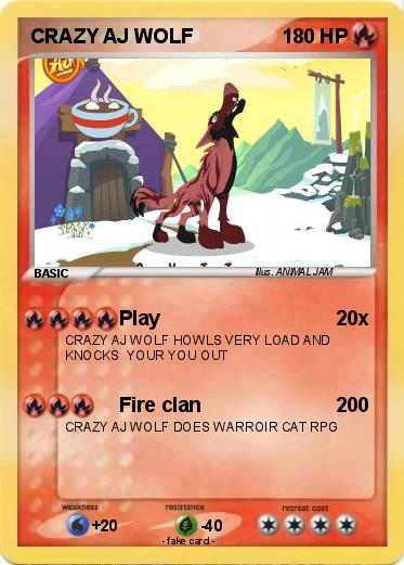 Pokemon CRAZY AJ WOLF