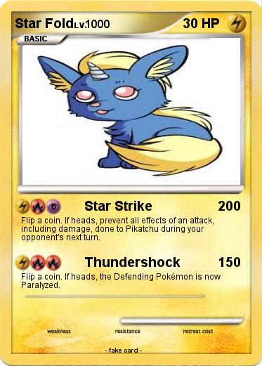 Pokemon Star Fold