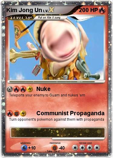 Pokemon Kim Jong Un