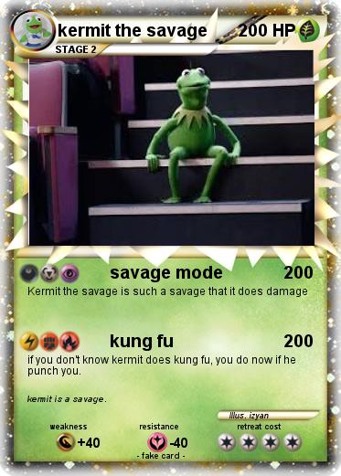Pokemon kermit the savage