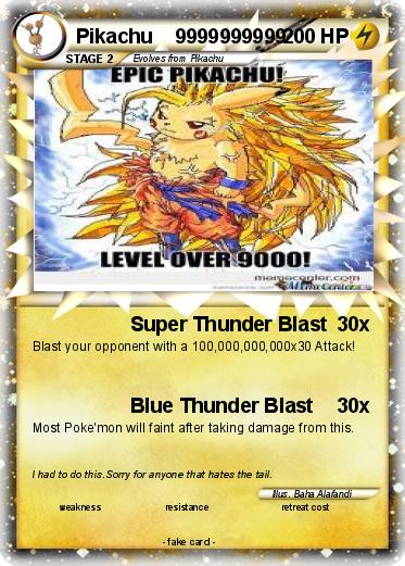 Pokemon Pikachu    9999999999