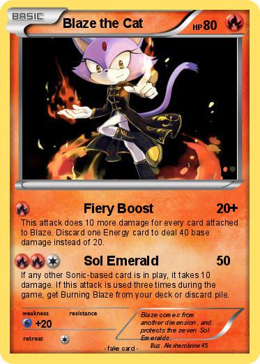 Pokemon Blaze the Cat