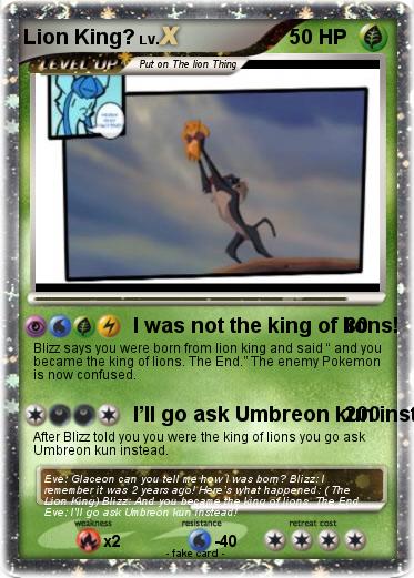 Pokemon Lion King?