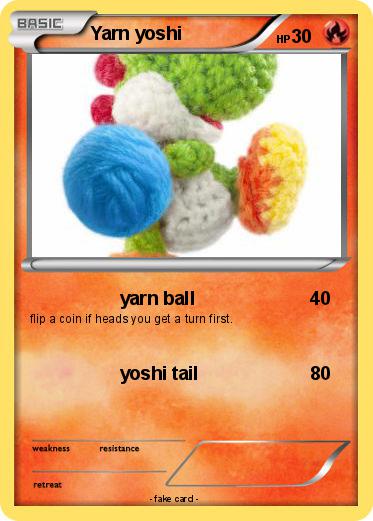 Pokemon Yarn yoshi