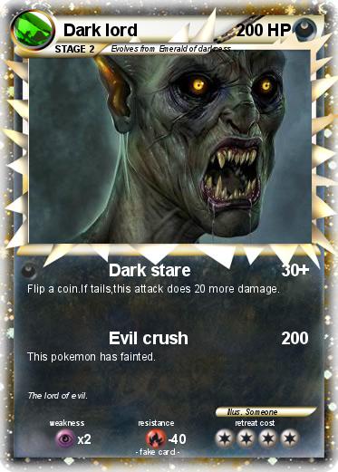 Pokemon Dark lord