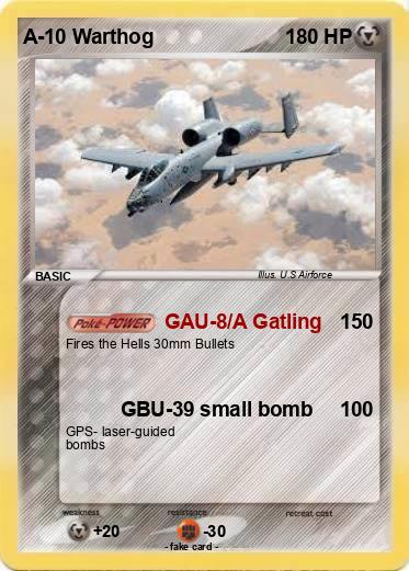 Pokemon A-10 Warthog