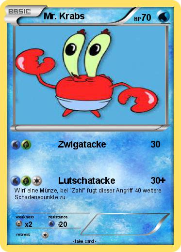 Pokemon Mr. Krabs