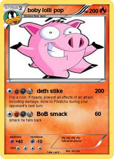 Pokemon boby lolli pop