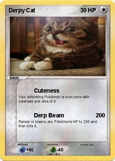 Pokemon Derpy Cat