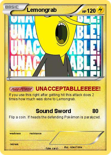 Pokemon Lemongrab
