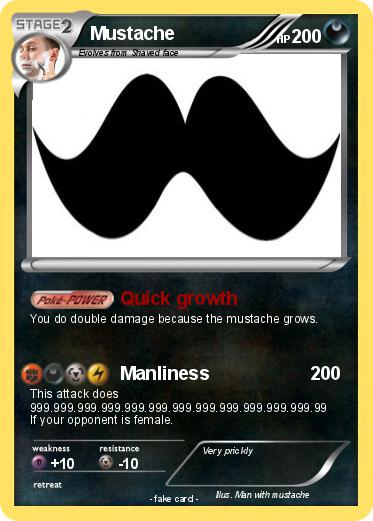 Pokemon Mustache