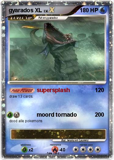 Pokemon gyarados XL