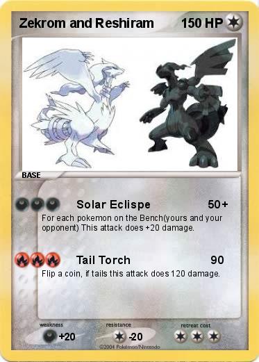Pokemon Zekrom and Reshiram